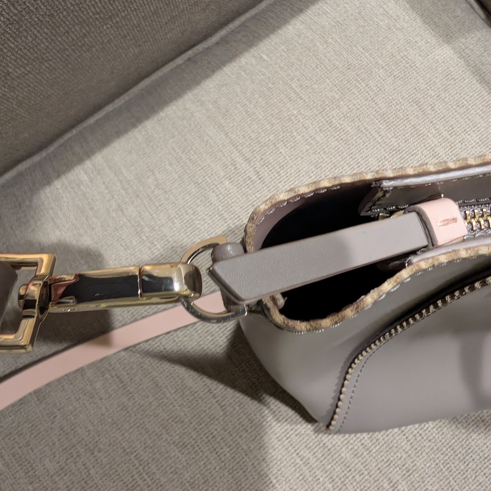 Kate Spade Light Gray Tote with Pink Accents - Picture 10 of 10